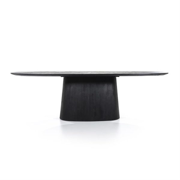 Eettafel Aron ovaal 250x110 - zwart Eleonora