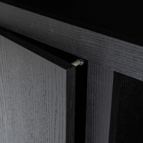 Kabinet Helsinki 120x220 cm - zwart Eleonora - Afbeelding 5