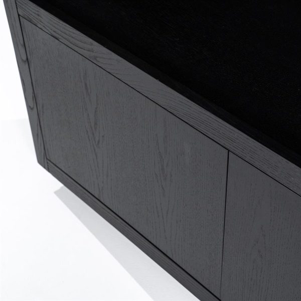 Kabinet Helsinki 120x220 cm - zwart Eleonora - Afbeelding 6