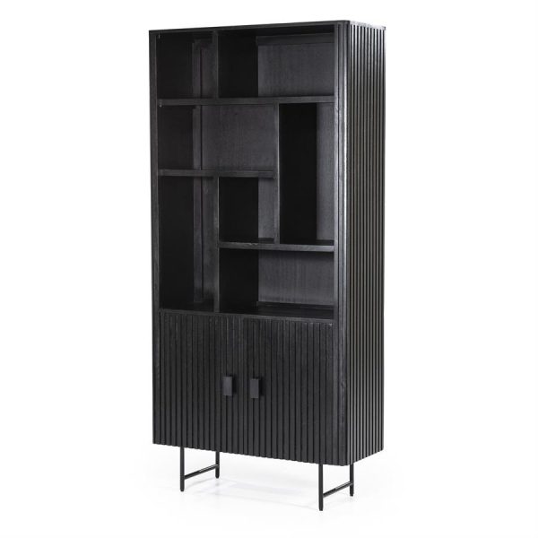 Boekenkast Remi - zwart Eleonora - Afbeelding 6