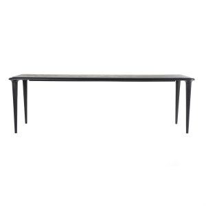 Eettafel Jiska 300x100 - zwart Eleonora