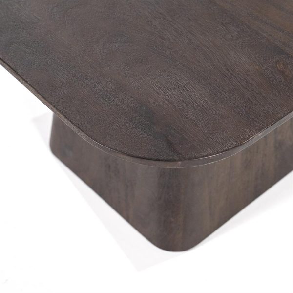 Bijzettafel Aron vierkant 60x60 - bruin Eleonora - Afbeelding 3