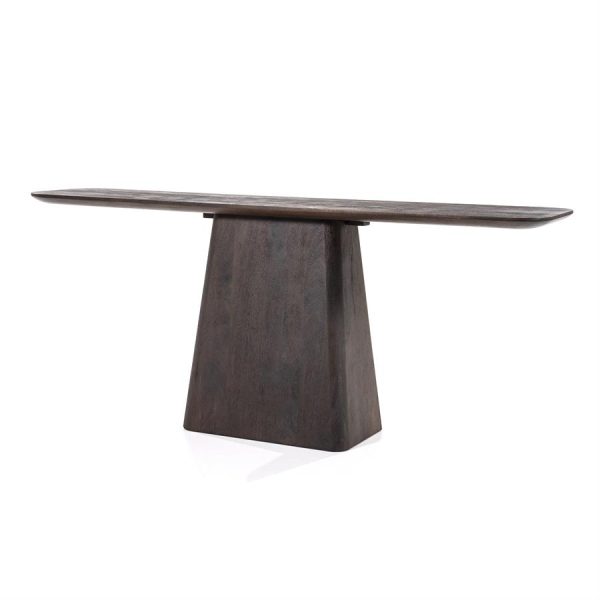 Sidetable Aron 180x40 – bruin Eleonora - Afbeelding 2