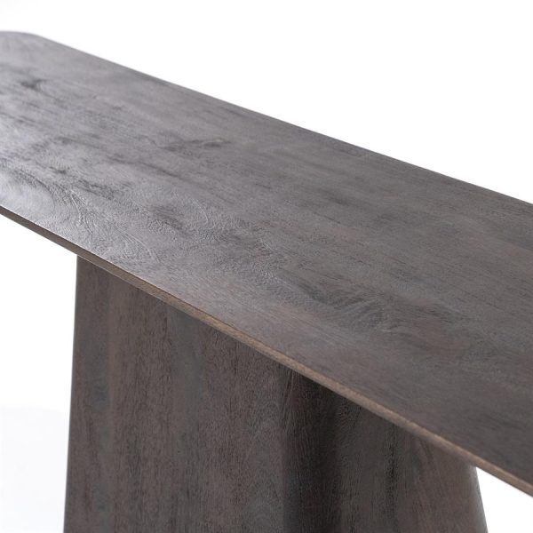 Sidetable Aron 180x40 – bruin Eleonora - Afbeelding 4