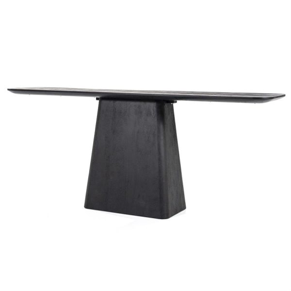 Sidetable Aron 180x40 - zwart Eleonora - Afbeelding 2
