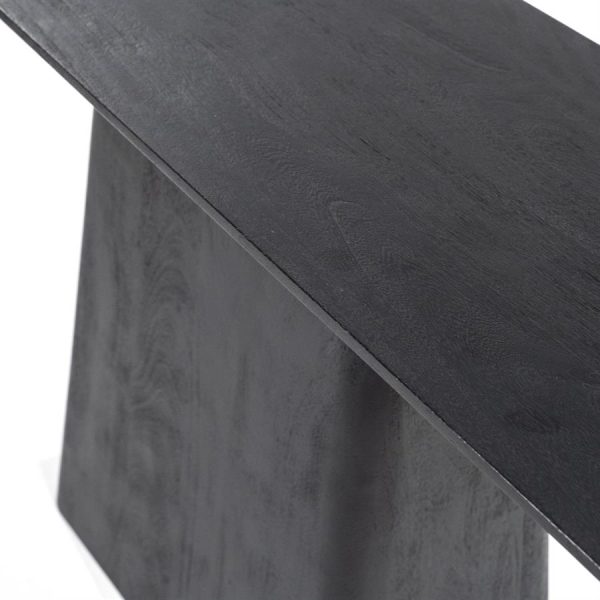 Sidetable Aron 180x40 - zwart Eleonora - Afbeelding 3