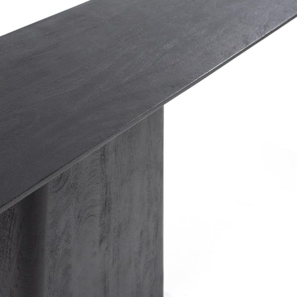 Sidetable Aron 180x40 - zwart Eleonora - Afbeelding 4