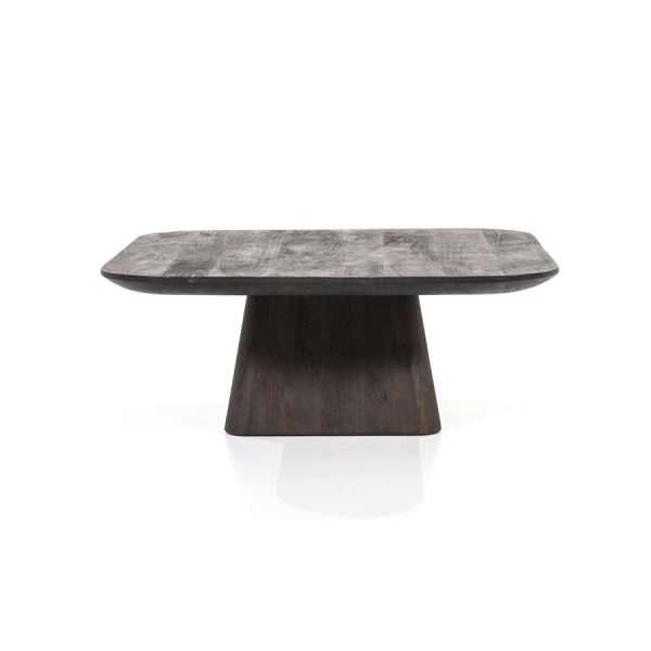 Salontafel Aron vierkant 80x80 - bruin Eleonora