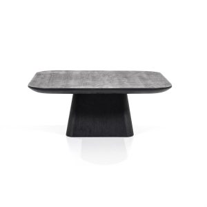 Salontafel Aron vierkant 80x80 - zwart Eleonora