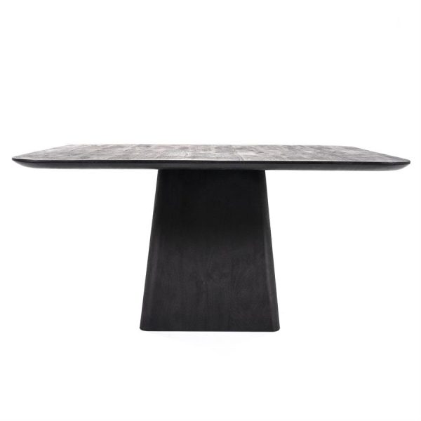 Eettafel Aron vierkant 150 - zwart Eleonora