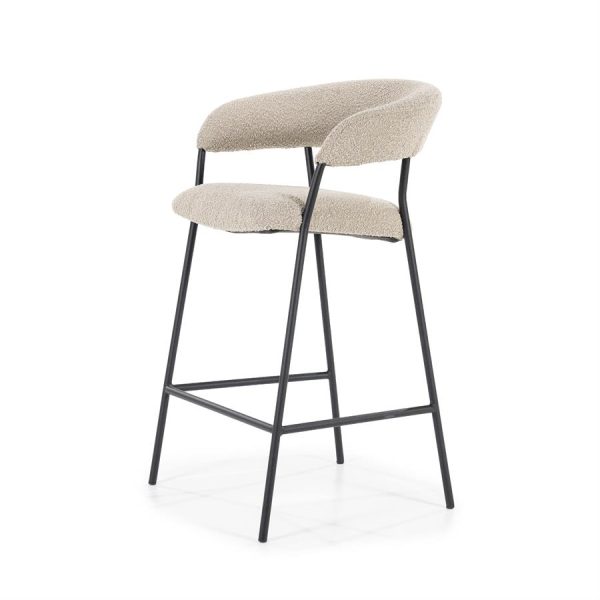 Barstoel Luka - taupe Copenhagen Eleonora - Afbeelding 2