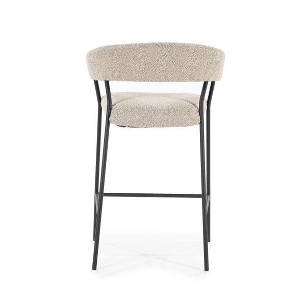 Barstoel Luka - taupe Copenhagen Eleonora - Afbeelding 6