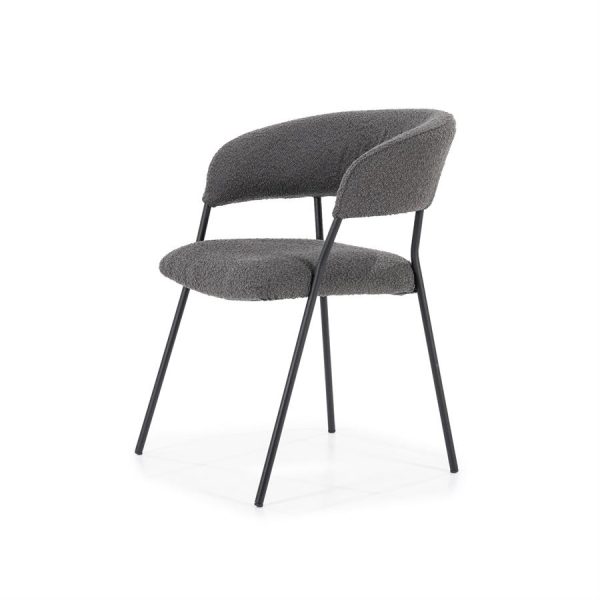 Stoel Luka - antraciet Copenhagen Eleonora - Afbeelding 2