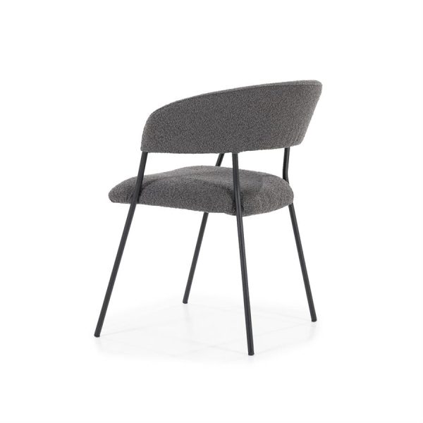 Stoel Luka - antraciet Copenhagen Eleonora - Afbeelding 4