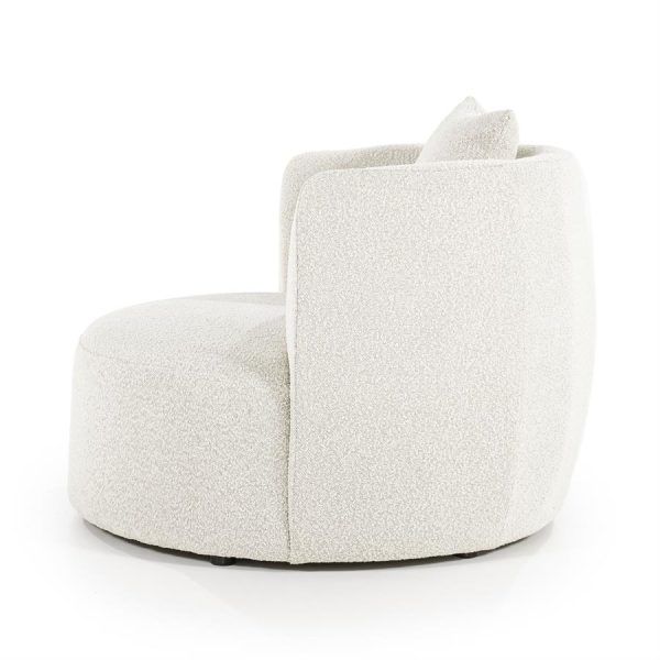 Fauteuil Louis met kussen - beige Spark Eleonora - Afbeelding 4