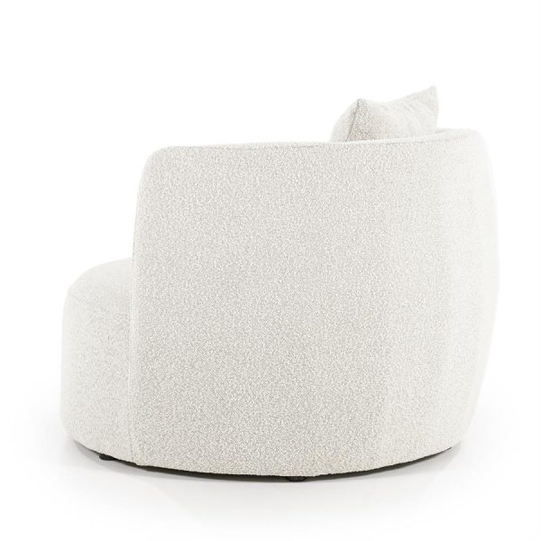 Fauteuil Louis met kussen - beige Spark Eleonora - Afbeelding 5