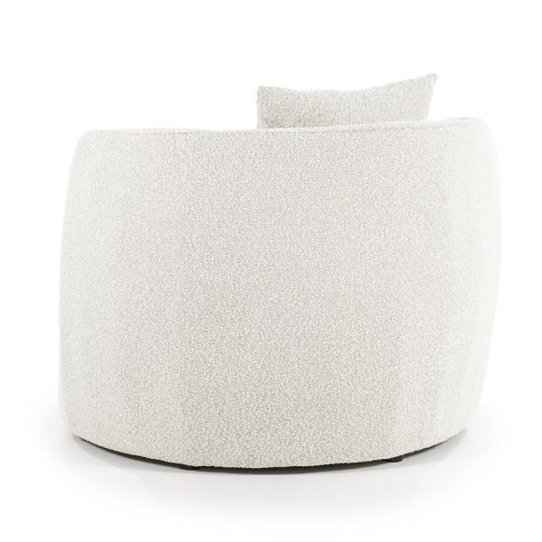Fauteuil Louis met kussen - beige Spark Eleonora - Afbeelding 6