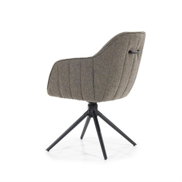 Stoel Jeff - bruin Bogda Eleonora - Afbeelding 4
