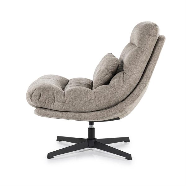 Fauteuil Cooper met kussen - bruin Houston Eleonora - Afbeelding 2