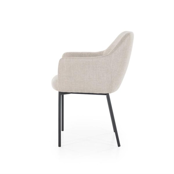Stoel Paul - taupe Linea Eleonora - Afbeelding 3