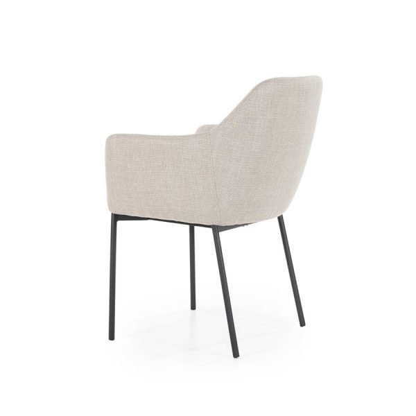 Stoel Paul - taupe Linea Eleonora - Afbeelding 4
