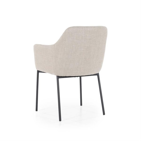 Stoel Paul - taupe Linea Eleonora - Afbeelding 5