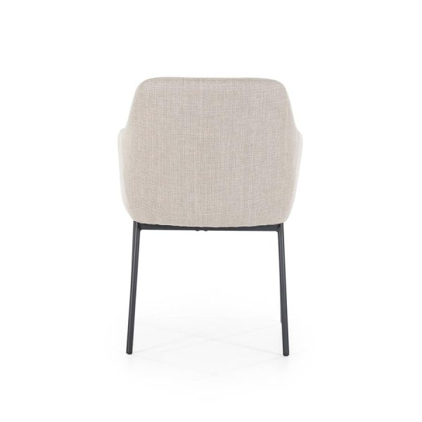 Stoel Paul - taupe Linea Eleonora - Afbeelding 6