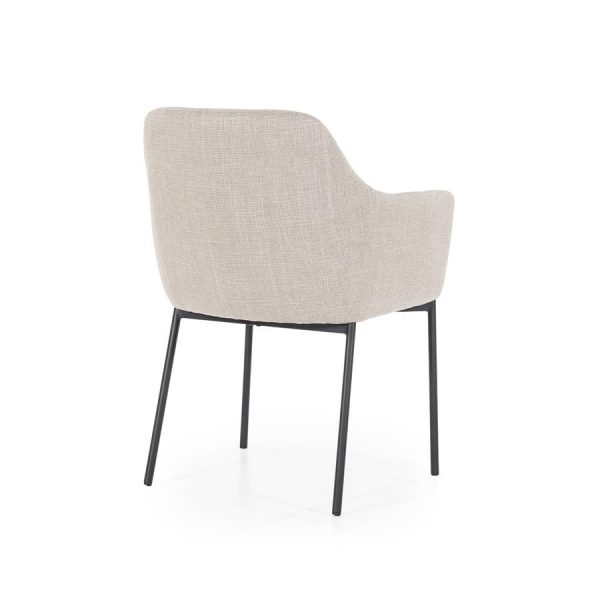 Stoel Paul - taupe Linea Eleonora - Afbeelding 7