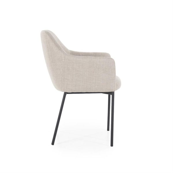 Stoel Paul - taupe Linea Eleonora - Afbeelding 9