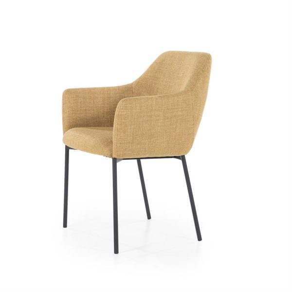 Stoel Paul - mosterd Linea Eleonora - Afbeelding 2