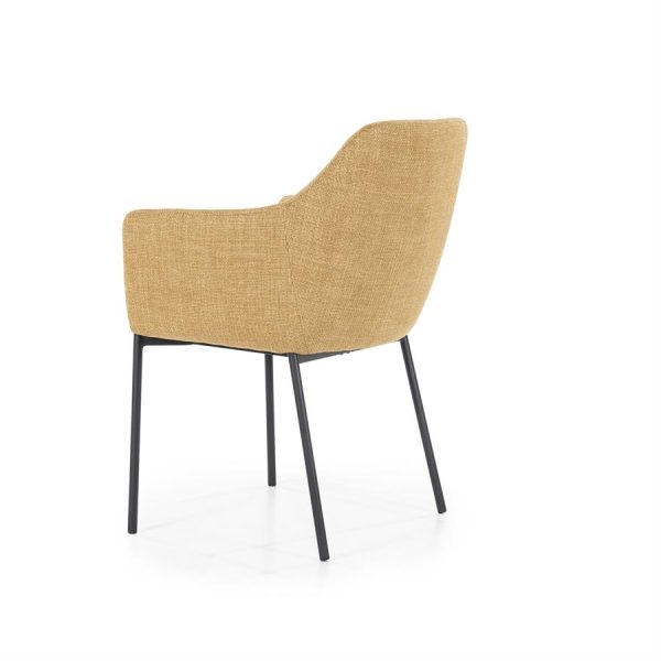Stoel Paul - mosterd Linea Eleonora - Afbeelding 4