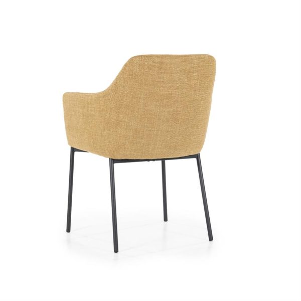 Stoel Paul - mosterd Linea Eleonora - Afbeelding 5