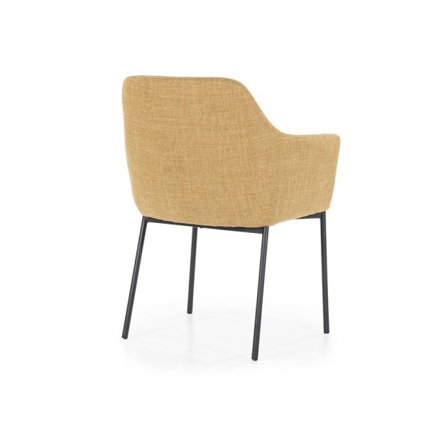 Stoel Paul - mosterd Linea Eleonora - Afbeelding 7