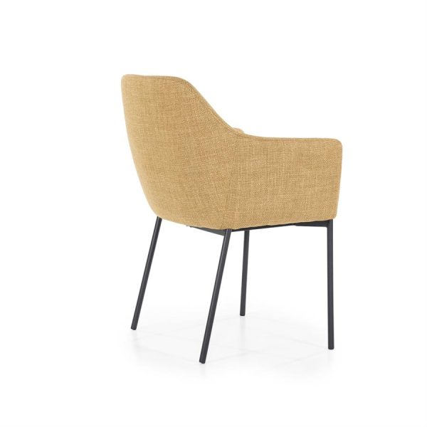 Stoel Paul - mosterd Linea Eleonora - Afbeelding 8