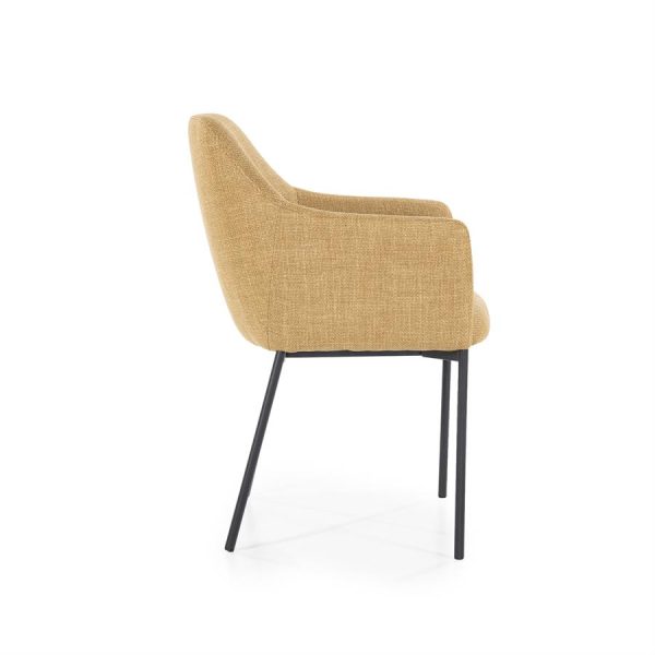 Stoel Paul - mosterd Linea Eleonora - Afbeelding 9