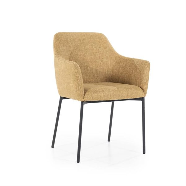 Stoel Paul - mosterd Linea Eleonora - Afbeelding 11