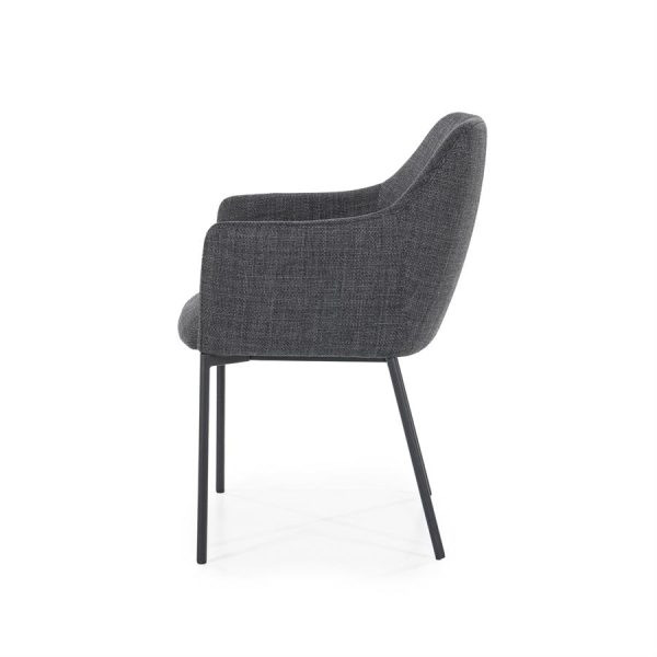 Stoel Paul - antraciet Linea Eleonora - Afbeelding 3