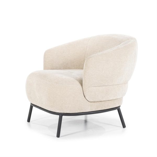 Fauteuil David - taupe Safari Eleonora - Afbeelding 2