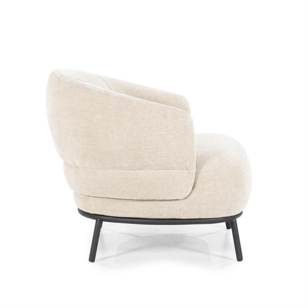 Fauteuil David - taupe Safari Eleonora - Afbeelding 10
