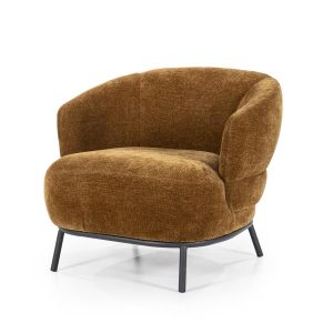 Fauteuil David - mosterd Safari Eleonora