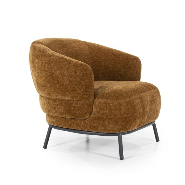 Fauteuil David - mosterd Safari Eleonora - Afbeelding 10
