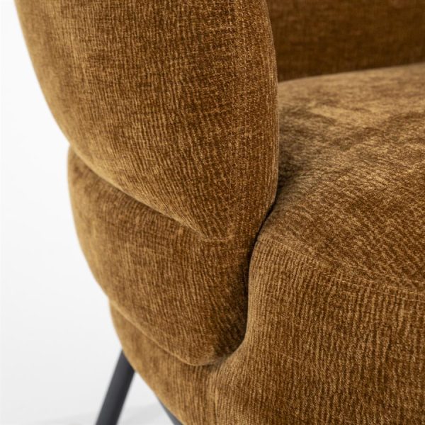 Fauteuil David - mosterd Safari Eleonora - Afbeelding 13