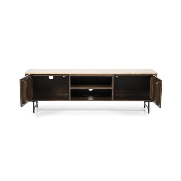 TV meubel Lio 170 cm - 2drs. Eleonora - Afbeelding 2