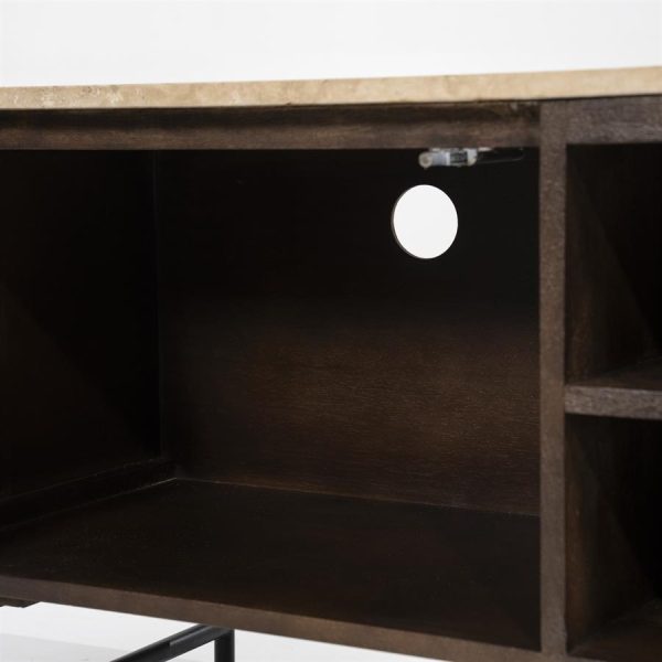 TV meubel Lio 170 cm - 2drs. Eleonora - Afbeelding 8