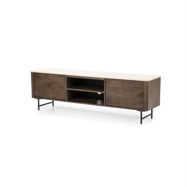TV meubel Lio 170 cm - 2drs. Eleonora - Afbeelding 9