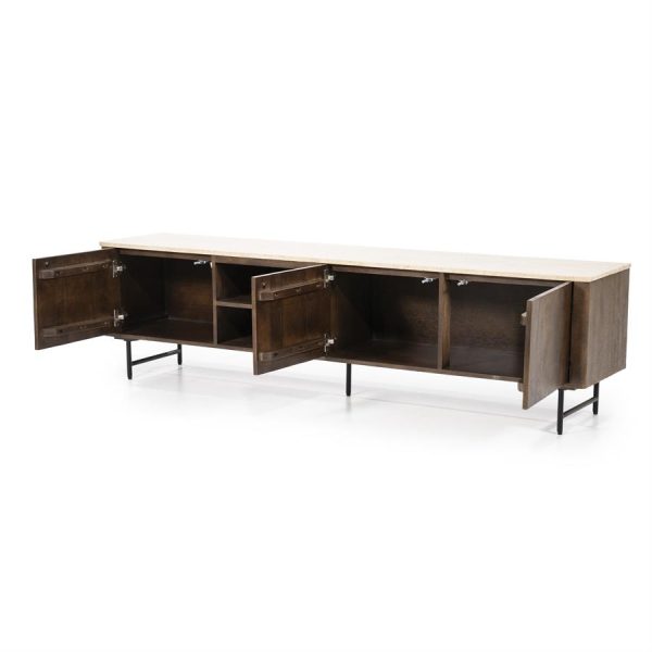 TV meubel Lio 200 cm - 3drs. Eleonora - Afbeelding 10