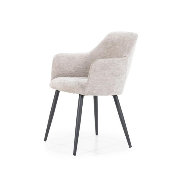 Stoel Esmee met arml. - beige Mellow Eleonora - Afbeelding 2