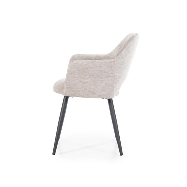 Stoel Esmee met arml. - beige Mellow Eleonora - Afbeelding 3