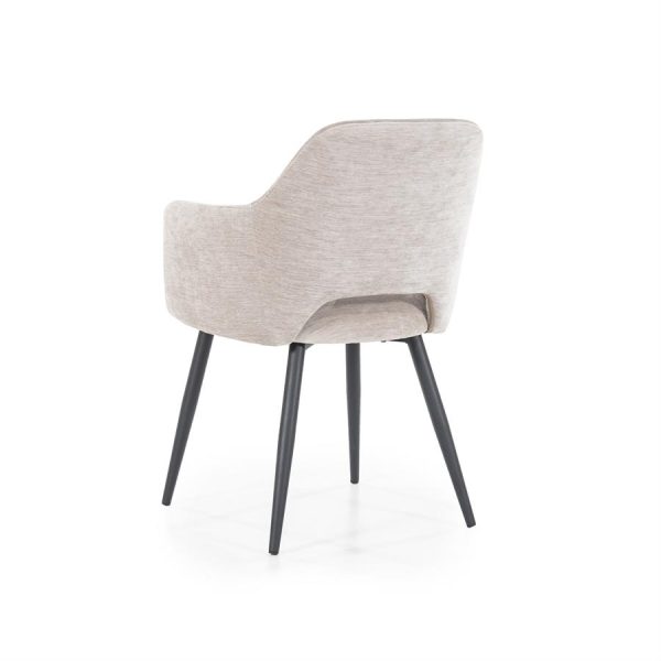 Stoel Esmee met arml. - beige Mellow Eleonora - Afbeelding 5