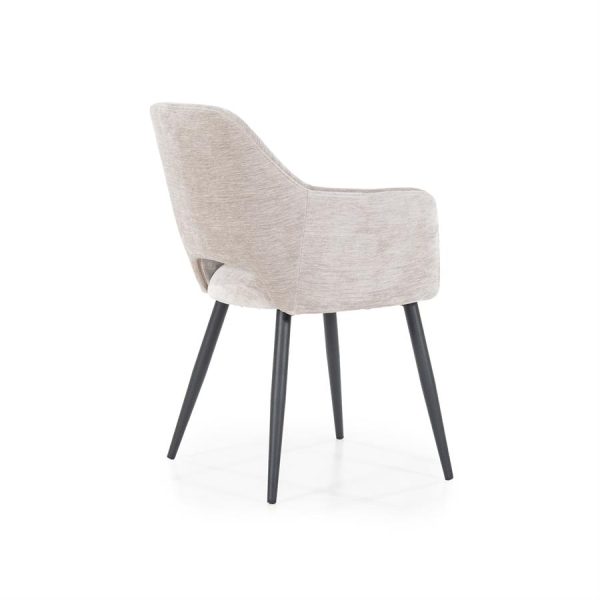 Stoel Esmee met arml. - beige Mellow Eleonora - Afbeelding 8